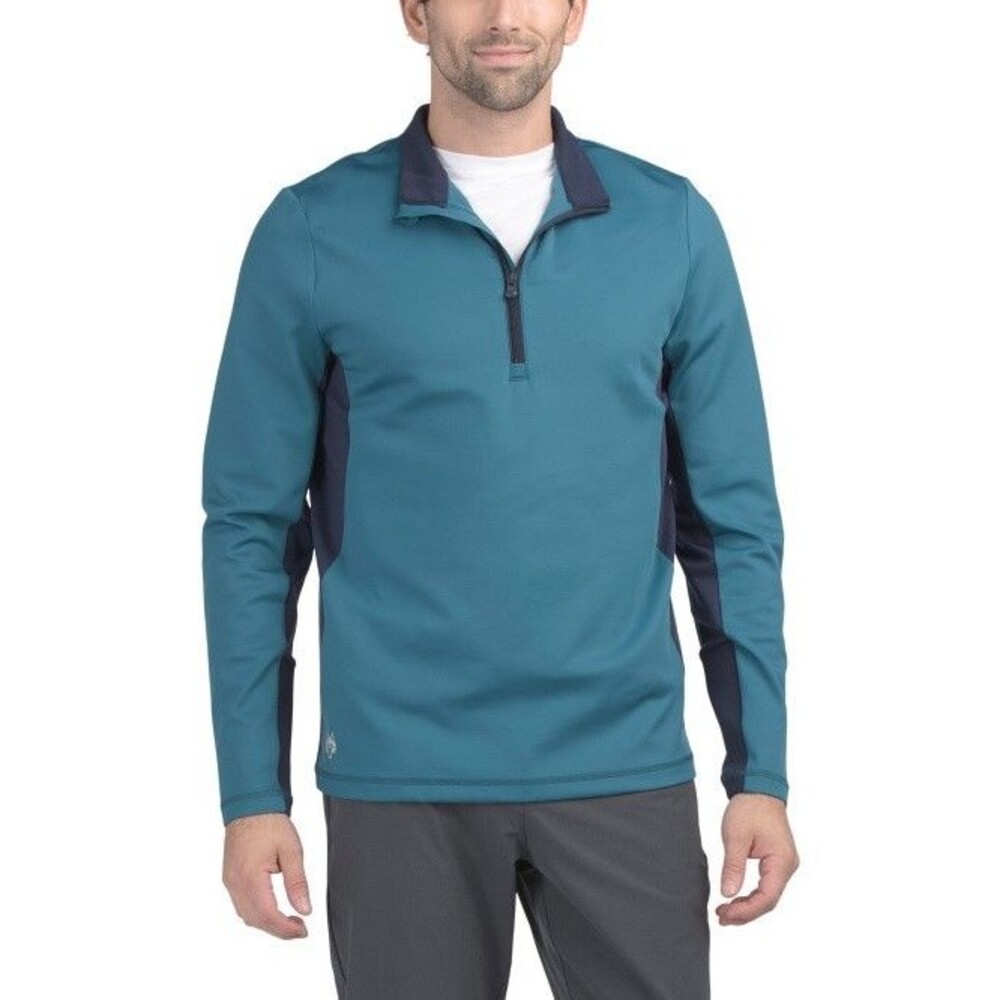Greyson | Sequoia Quarter-Zip | Men’s S Teal Blue | Retail $198
